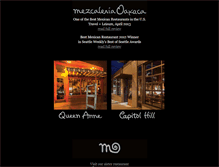 Tablet Screenshot of mezcaleriaoaxaca.com